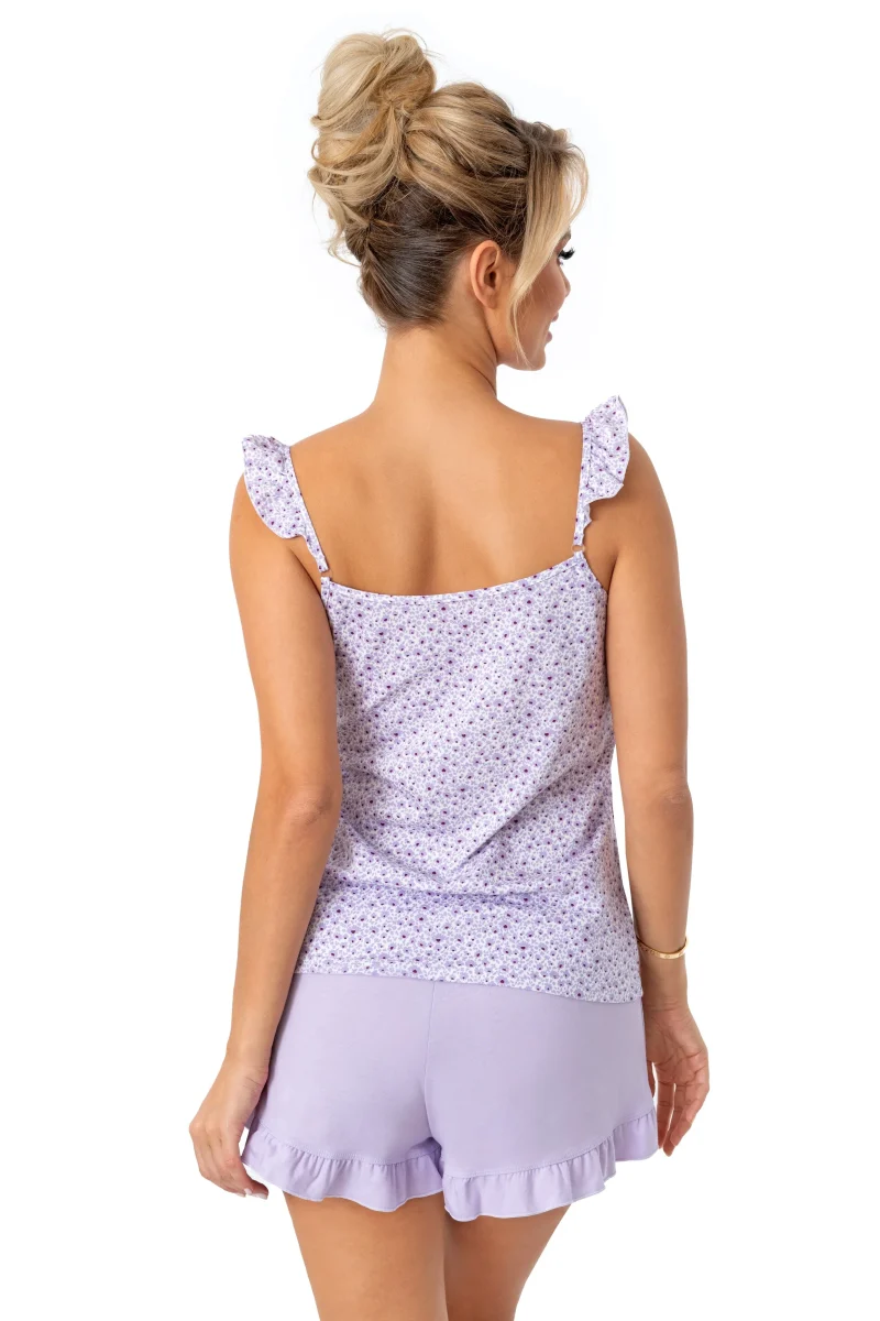 FIORELLA – Pijama damă premium, bumbac, top - 2 piese - imagine 2