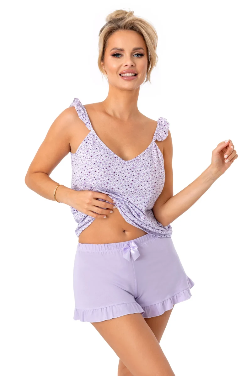 FIORELLA – Pijama damă premium, bumbac, top - 2 piese